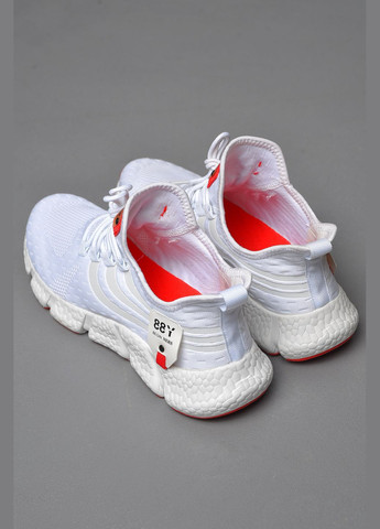 Білі Осінні кросівки чоловічі білого кольору на шнурівці Let's Shop