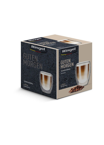 Склянка Guten Morgen подвійна стінка 350 мл Ice (RG-0001/350 Ice) Ringel (360407645)