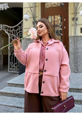 Розовое демисезонное Пальто Україна