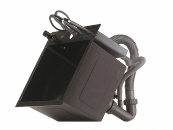 Черная мойка на кухню 45 см накладная 1.5 мм из нержавейки NВ-5245 Nett (353495585)