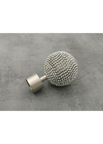 Карниз Емпреса рифленая штанга двойной открытый 25/19 мм 200 см Сатин Quadrum (352778027)