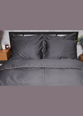 Комплект постельного белья Satin Premium двуспальный 175х210 наволочки 2х40х60 (MS-820003890) Moon&Star gold corner (288043739)