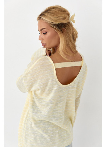 Женский джемпер в полоску свободного кроя No Brand (351358582)