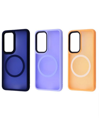 Чохол-накладка Matte Insane Case with Magnetic Ring для Samsung Galaxy S24 Plus SM-S926 Midnight Blue Wave (370620550)