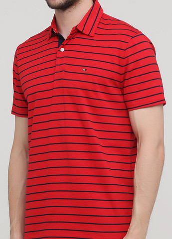 Красная футболка-поло мужское - поло th1358m для мужчин Tommy Hilfiger