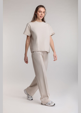 Штани палаццо жіночі молочного кольору зі стрілками Amelon Clothing штани палаццо (280940825)