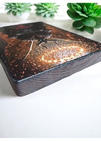 Панно "Вельзевул - Повелитель Мух и Пчел" 19×28 см, дерево, с подвесом Handmade (365797661)