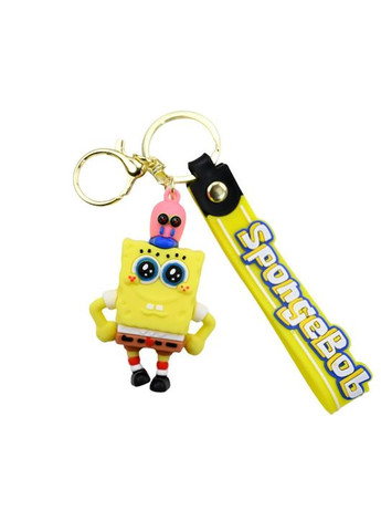 Губка боб брелок Спанч Боб Квадратные Штаны SpongeBob силиконовый брелок для ключей креативная подвеска Shantou (289978626)