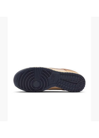 Коричневые демисезонные мужские кроссовки dunk low retro se коричневый Nike