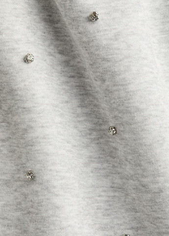 Светло-серая кэжуал однотонная юбка H&M