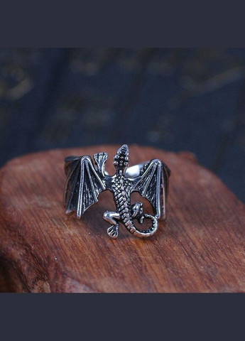 Каблучка чоловіча жіноча срібний дракончик перстень у вигляді дракона регульований Fashion Jewelry (285110550)