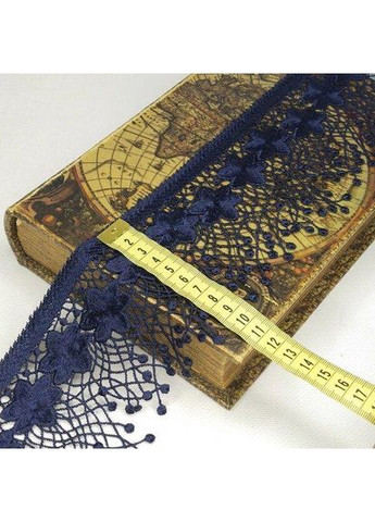 Кружево макраме 10 см (13 м) цвет-синий темный (729-99-154) Plus-plus (352745893)