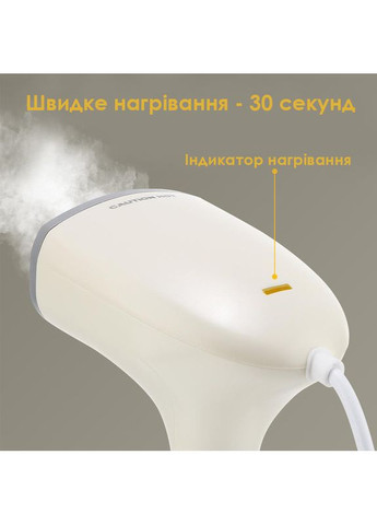 Відпарювач для одягу AL-8005 1000W White ручної праски 20 шт. Lesko (349729889)
