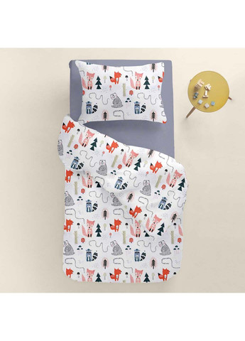 Підліткова постіль з простирадлом на гумці ANIMALS CS7 160х220 см Cosas (307476516)