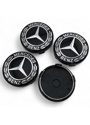 Ковпачок в диски Мерседес заглушка для дисків Mercedes 60/56 мм. Чорні(1 шт.) Mercedes-Benz (354698341)