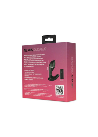 Анальна вібропробка DUO Plug Medium Nexus (348517570)