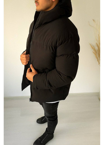 Черная демисезонная мужская куртка FINO Mode