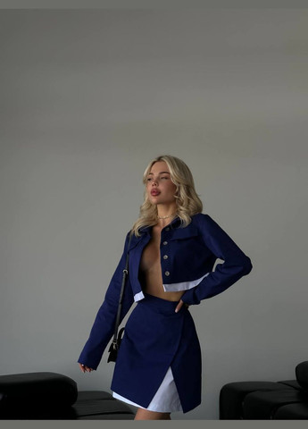 ХИТ СЕЗОНА! Женский костюм из турецкого джинса queensleep_7km 309 (348141854)