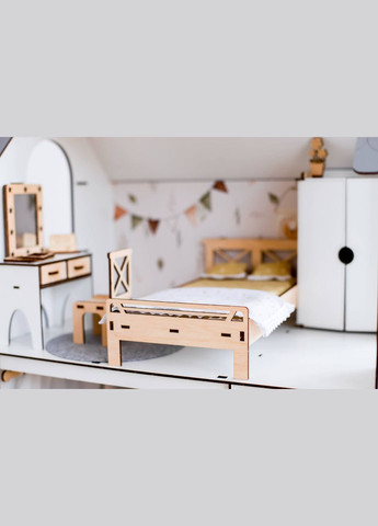 Набор кукольной мебели для Барби "Спальня Eco" (kmb005eco) NestWood (303632965)