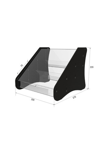 Підставка, гірка для макарун на 3 полиці Ekostar (368307031)