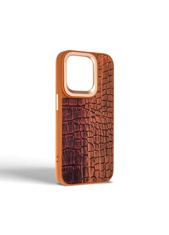 Чехол для мобильного телефона (ARM76772) Harder Glamorous Croco Apple iPhone 14 Pro Magma (326586235)
