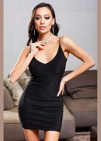 Чорна сукня з відкритими плечима Seventeen