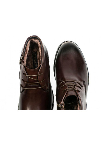 Коричневые зимние ботинки 7184339 цвет коричневый Clemento
