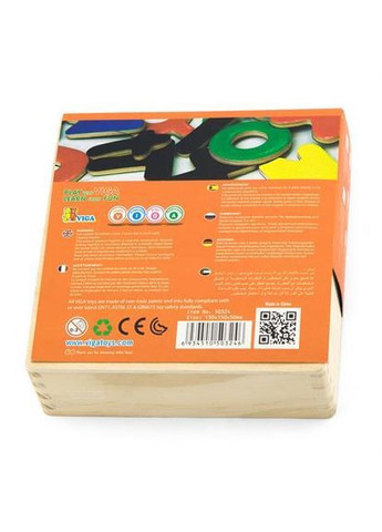 Набір для навчання Магнітні букви, 52 шт. () Viga Toys 50324 (366578345)