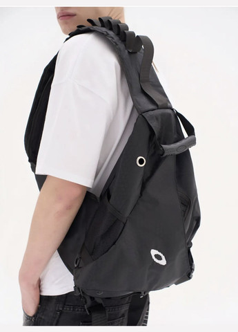 Велика Сумка- чорного кольору, унісекс, у стилі Y2K. No Brand Слінг (322768090)