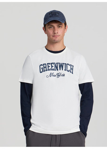 Біла футболка чол Terranova