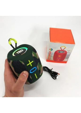Акумуляторна Bluetooth колонка з підсвічуванням TG658 TG (387084839)