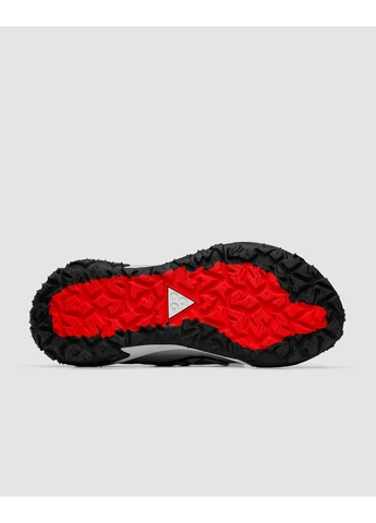 Сірі кросівки чоловічі nike acg mountain fly 2 low grey/red найк асж маунс флай сірі демісезон No Brand