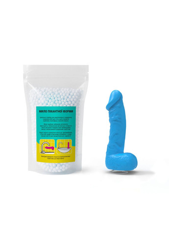 Крафтове мило-член з присоскою MEDIUM Blue, натуральне Чистий Кайф (337168305)