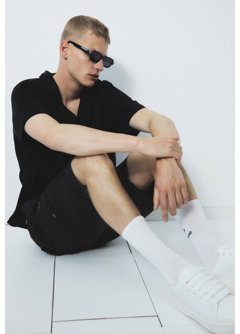 Мужские шорты карго Slim fit (58344) M Темно-серые H&M (330262366)