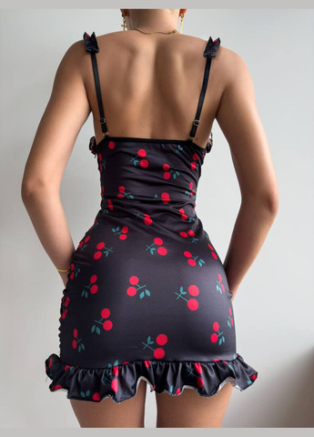 Ніжний пеньюар з акцентними бретелями, Жіночий пеньюар, комбінація Simply sexy (330258314)