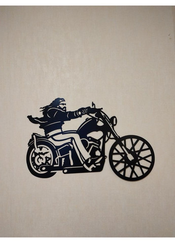 Панно на стене "Байкер" декоративная фигура из металла. No Brand (368896458)