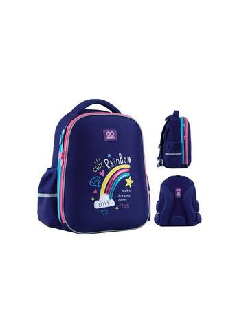 Рюкзак Education напівкаркасний GO24-165M-1 Cute Rainbow GoPack (289842704)