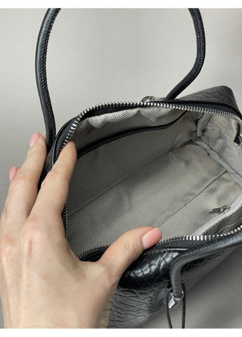 Шкіряна сумка жіноча, середня, з ручкою, кросбоді, натуральна шкіра, з тисненням Genuine Leather Кросбоді (361376971)