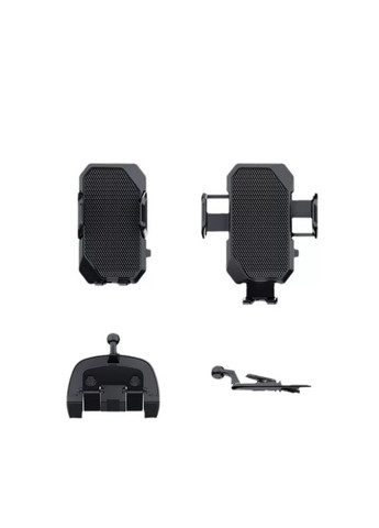 Держатель для телефона в слот CD и дефлектор ''Strong holder'' в черном цвете. China (366874559)