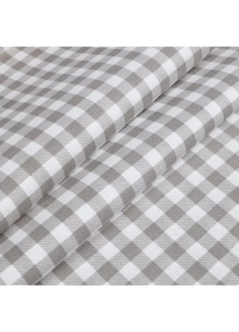 Простыня на резинке 80х190х25 TAUPE CHECK (2200000034267) Cosas (391374135)