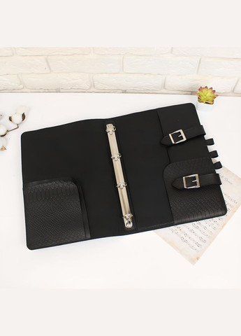 Папка кожаная для бумаг А4 с кольцевым механизмом. Натуральная кожа. STOK (294614314)