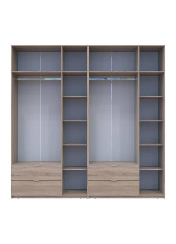 Комплект шаф для одягу Лукас (2 шт.) 240х50х240 см Дуб сонома (DRS-011703) Doros (362267751)