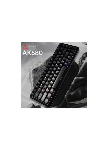 Клавіатура AK680 MAX Magnetic Switch RGB USB Black (AK680-WM-B-A) Ajazz (370607556)