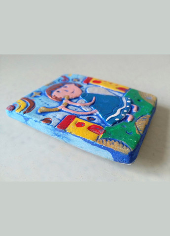 Керамічний магніт «Чарівний Янгол» (блакитне вбрання) Коти&Ангели (301533030)