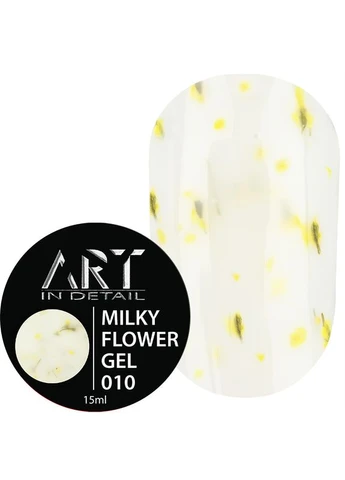 Builder Gel Milky Flower №010, 15 мл Art (396296745)