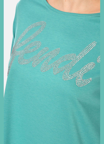 Туніка жіноча бірюзового кольору Let's Shop (319338684)