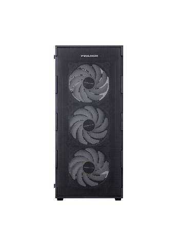 Корпус E115 Tempered Glass&Mesh Black Prologix (314834330)