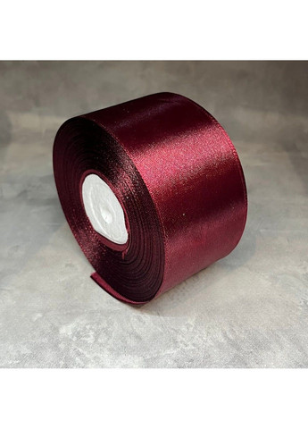 Атласная лента 5 см, цвет марсала, арт 18009, 1 рулон (~32,5 м) No Brand (325696686)