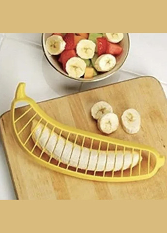 Пластиковий слайсер для нарізки бананів ручний Бананорізка / Ломтерізка для фруктів UA3D (303629347)