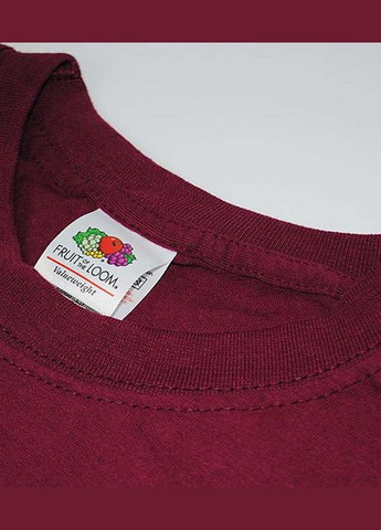 Бордова футболка чоловіча valueweight (061036038l) Fruit of the Loom